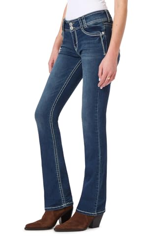 Wallflower Flores de la Mujer Junior Denim Luscious Curvy Bootcut Jean