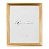 Lawrence Frames 8 5X11 Sutter Burnished Gold Picture Frame 5