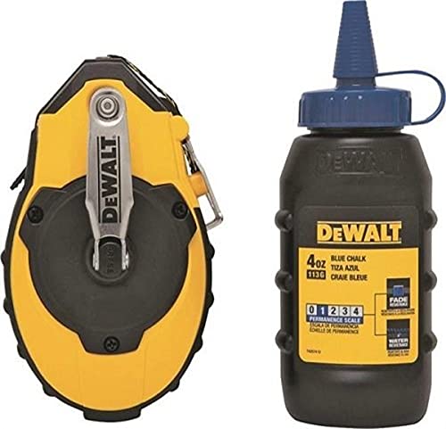 DEWALT DWHT47373L 100 ft Chalk Reel with Blue Chalk