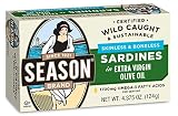 Season Sardines In Extra Virgin Olive Oil Skinless Boneless