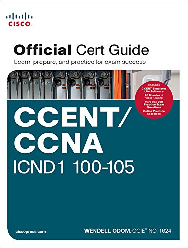 CCENT/CCNA ICND1 100-105 Official Cert Guide book cover