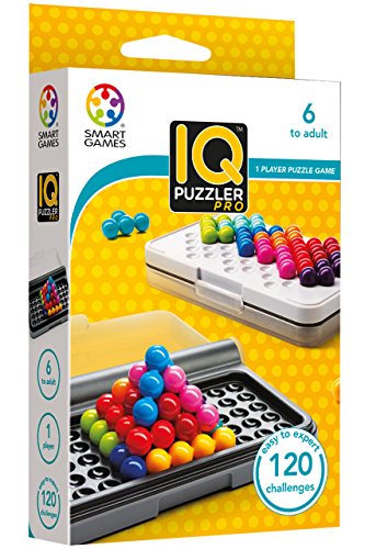 Smart Games SG455 IQ-Puzzler PRO, Geschicklichkeitsspiel, Reisespiel, Gehirntraining, Bunt, Miscelanea