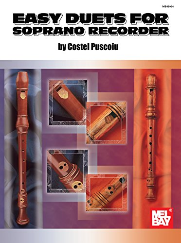 Mel Bay Presents Easy Duets for Soprano Recorder book cover