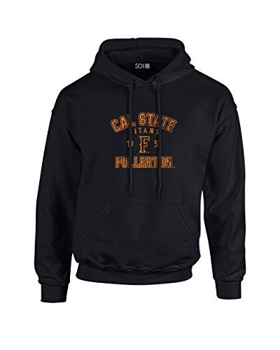 NCAA Unisexe NCAA 50/50 Mixtes 8 g Sweat à Capuche, Mixte, CSUF033-725-BK-XL, No