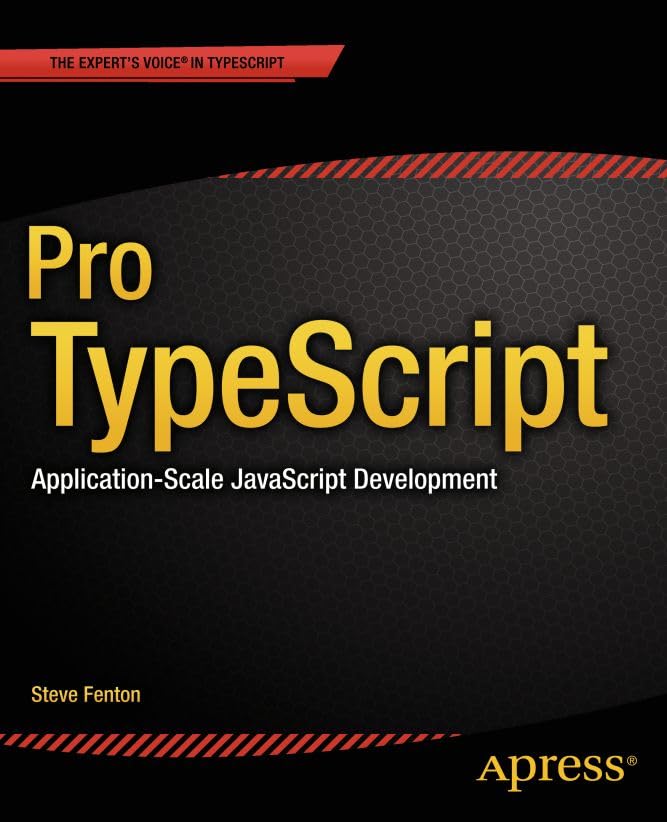 Pro TypeScript: Application-Scale JavaScript Development book cover