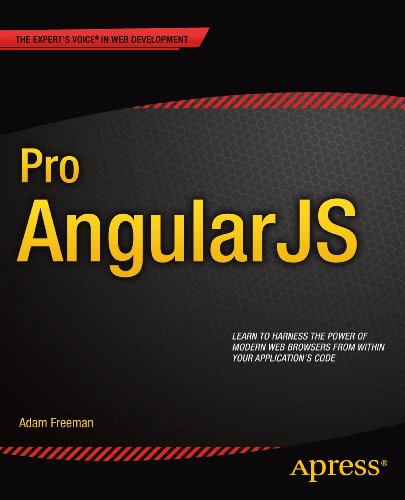 Pro AngularJS (Expert's Voice in Web Development) book cover