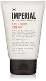 Imperial Barber Grade Products | FreeForm Cream, 4 oz | Light Hold | No Shine | Water-Based | Easy to Wash Out | For Loose Holds and Styles | Natural Groomed Look