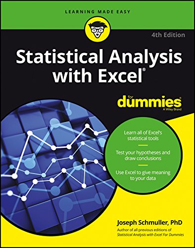 Statistical Analysis with Excel for Dummies book cover
