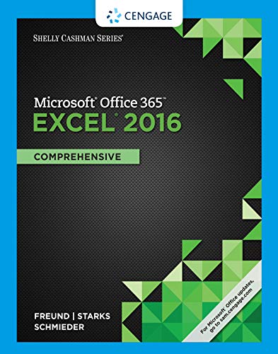 Microsoft Office 365 & Excel 2016: Comprehensive (Shelly Cashman Series) book cover