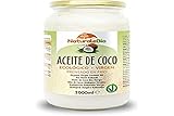 NaturaleBio Aceite de Coco Ecológico Virgen 1000 ml Mejor Aceite para Freir de Coco