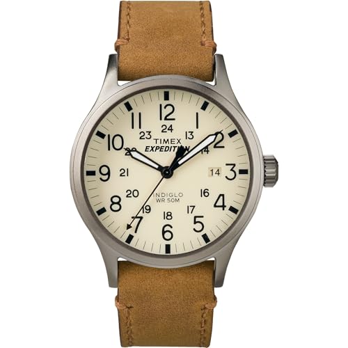 Relógio Timex Expedition Scout Couro Marrom