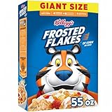 Frosted Flakes Breakfast Cereal Fat Free Giant Size 55 Oz