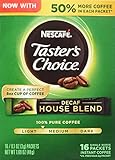 Nescafe Taster S Choice Decaf Instant Coffee House Blend 16