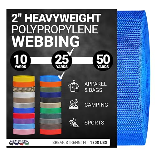 Strapworks Unisex-Erwachsene Polypropylene Webbing Poly-Umreifung für Outdoor-He
