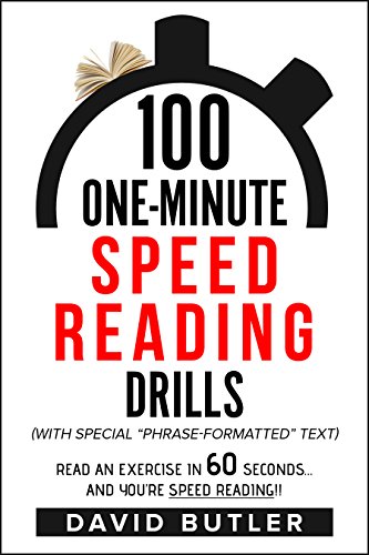 100 One-Minute Speed Reading Drills: Read an Exercise in 60 Seconds... and You're Speed Reading!! book cover