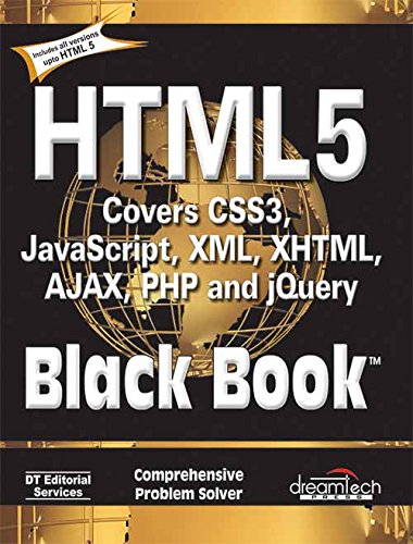 HTML 5 Black Book: Covers Css3, Javascript,XML, XHTML, Ajax, PHP And Jquery book cover