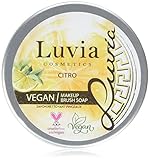 Luvia Essential Brush Soap 100 g para limpiar esponjas de maquillaje con bicarbonato