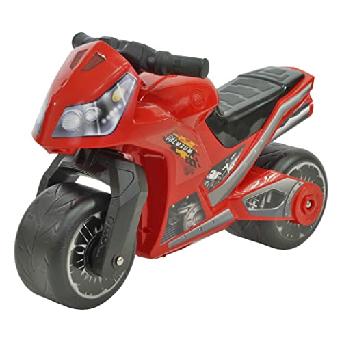 PRINSEL | Moto Correpasillos | Montable para Niños | Motocross Premium | Rojo | De 2 a 4 Años, Diseño Moderno y Realista, Ruedas Anchas | Artículos para Niños