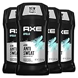 AXE Apollo Antiperspirant Deodorant Stick For Men Sage & Cedarwood 48 Hr Anti Sweat Mens Deodorant, 2.7 Ounce (Pack of 4)