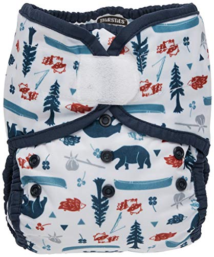 Thirsties Duo Wrap Hook & Loop, Adventure Trail, Size Two