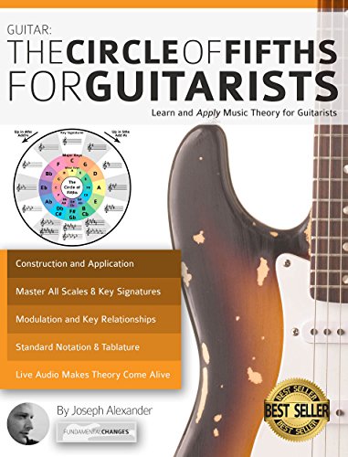 Guitar: The Circle of Fifths for Guitarists: Learn and Apply Music Theory for Guitarists book cover