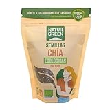 NaturGreen Semillas de Chía Ecológicas 500 g Superalimentos para Deportistas