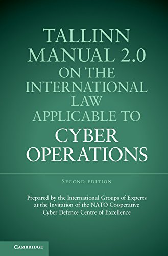 Tallinn Manual 2.0 on the International Law Applicable to Cyber Operations book cover