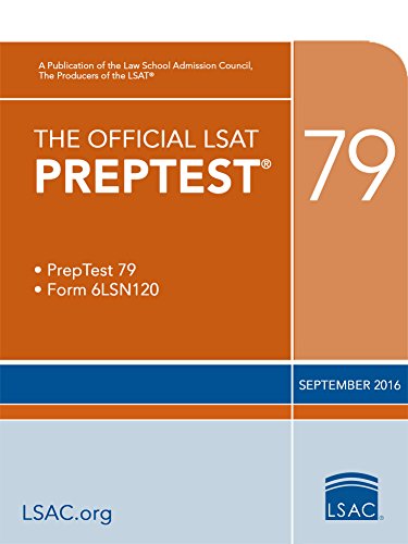 The Official LSAT PrepTest 79 (The Official LSAT PrepTests) book cover