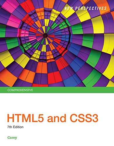 New Perspectives HTML5 and CSS3: Comprehensive book cover