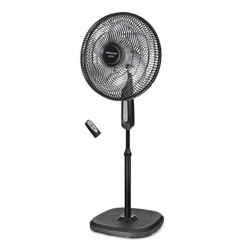 Taurus Ventilador Turbo Cycle 18” | con Control Remoto | Tecnología ECOJET Más Aire Menos Ruido | 3 Velocidades | Temporizador 7.5h | Oscilación | 3 en 1: Pedestal, Mesa, Pared para Hogar