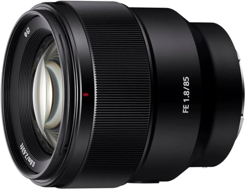 Sony SEL-85F18 Porträt Objektiv (Festbrennweite, 85 mm, F1.8, Vollformat, geeignet für A7, A6000, A5100, A5000 und Nex Serien, E-Mount) schwarz SEL85F18.SYX