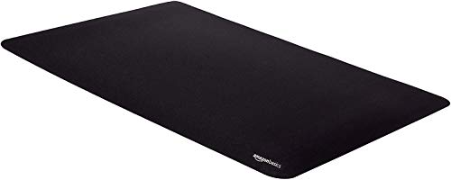 Amazon Basics large extended mouse pad, 16.7 x 35.7 inch (black)