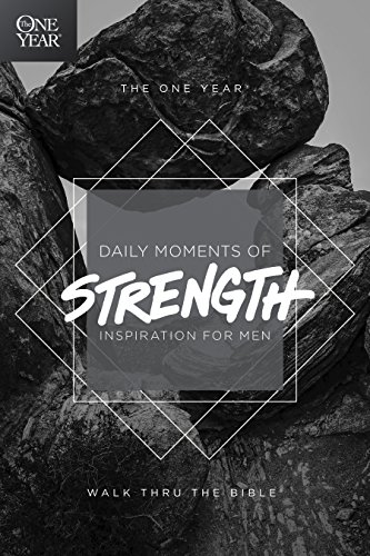 The One Year Daily Moments of Strength: Inspiration for Men book cover