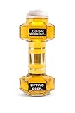 Bigmouth Inc The Dumbbell Beer Glass Novelty Beer Drinking G