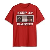 Nintendo Men S Keep It Classic T Shirt Large Red