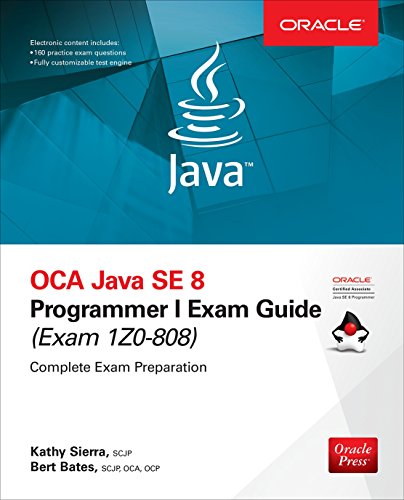 OCA Java SE 8 Programmer I Exam Guide (Exams 1Z0-808) book cover