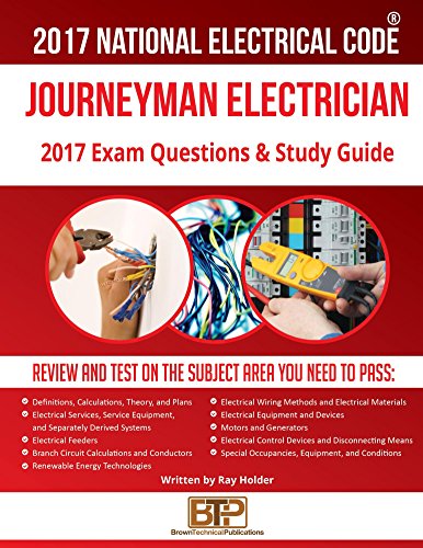 2017 Journeyman Electrician Exam Questions and Study Guide book cover