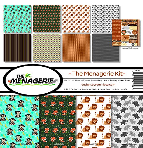 Reminisce la Ménagerie Scrapbooking Collection Kit 2