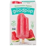 GOODPOP - Watermelon Ice Pops - Fruit Juice, No Artificial Dyes or Flavors, No Added Sugar, 6 Count