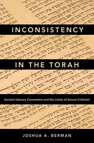 Inconsistency in the Torah: Ancient Literary Convention and the Limits of Source Criticism book cover