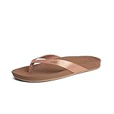 Reef Cushion Court Womens Flip Flop, Molded Cushion Footbed, Arch Support, Rose Gold, 7