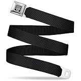 Buckle Down Seatbelt Belt Black 1 5 Wide 24 38 Inches In Len