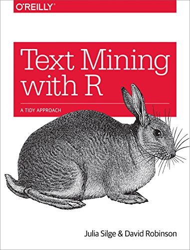 Text Mining with R: A Tidy Approach book cover