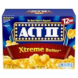 Act Ii Xtreme Butter Microwave Popcorn 2 75 Oz 12 Count Bags