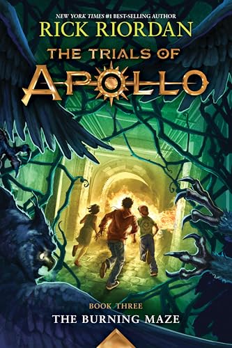 The Burning Maze (The Trials of Apollo, #3) book cover