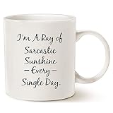Mauag Funny Personalize Coffee Mug Sarcastic Ray Of Sunshine
