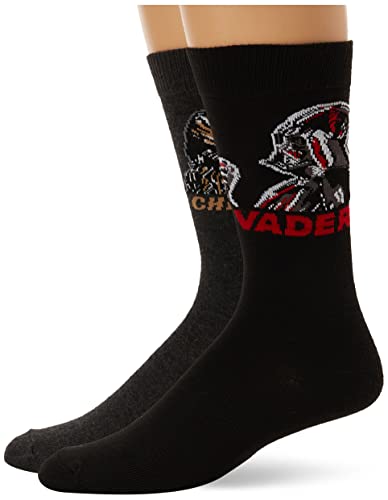 Star Wars Men's Crews, Assorted Character, fits Sock Size 10-13 fits Shoe Size 6