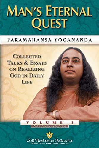 Man's Eternal Quest (Collected Talks & Essays 1) book cover