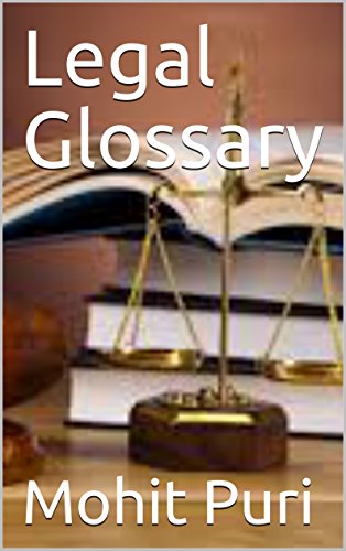 Legal Glossary (Law Book 1) book cover