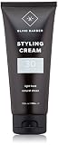 Blind Barber 30 Proof Hair Cream for Men - Styling Cream & Beard Tamer - Light Hold & Natural Shine - Paraben & Sulfate-Free, Water-Based Hair Products - Tonka Bean Scent (3.2 Fl oz)